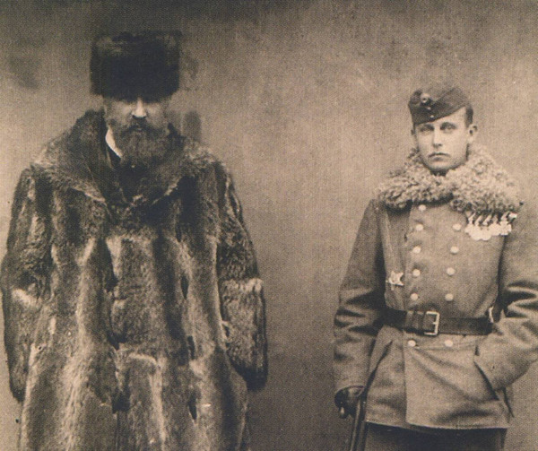 Митрополит Андрей Шептицкий и князь Вильгельм Габсбург