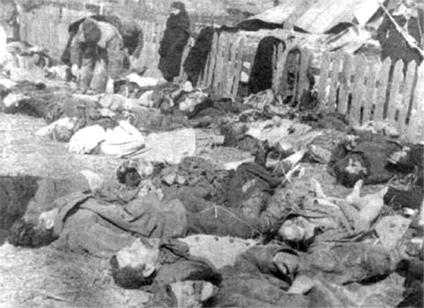 Луцкое воеводство, уезд Костопол, 26 марта 1943, трупы поляков — жертв