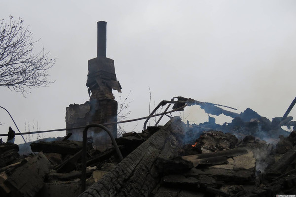 Разрушения в ДНР. 2016 год