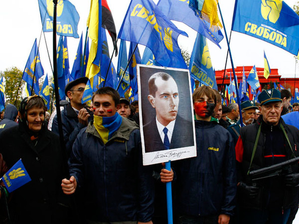 Марш УПА (организация, деятельность которой запрещена в РФ) в 2009 г.